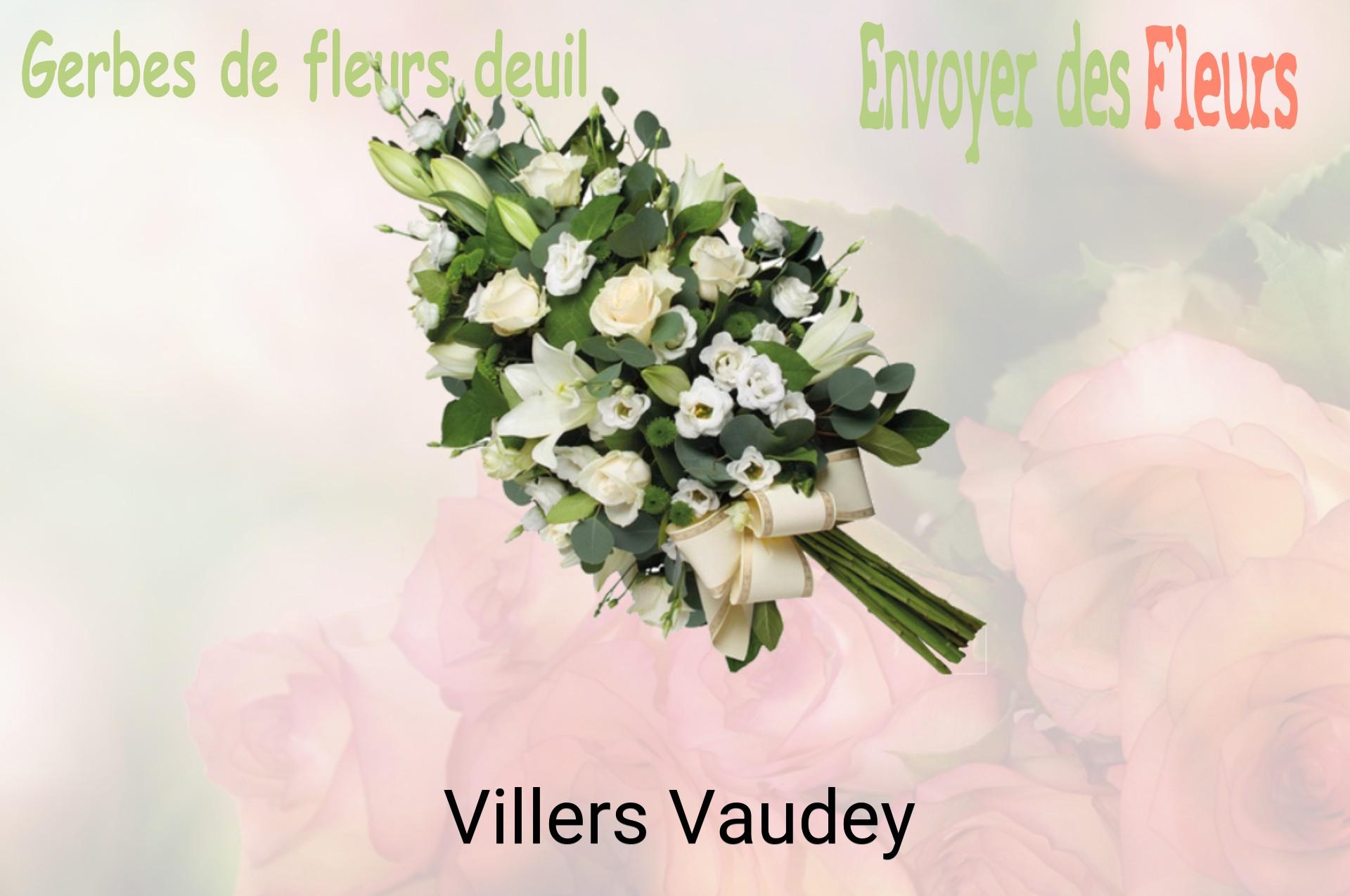 Gerbe de fleurs de deuil livrée à Villers-Vaudey